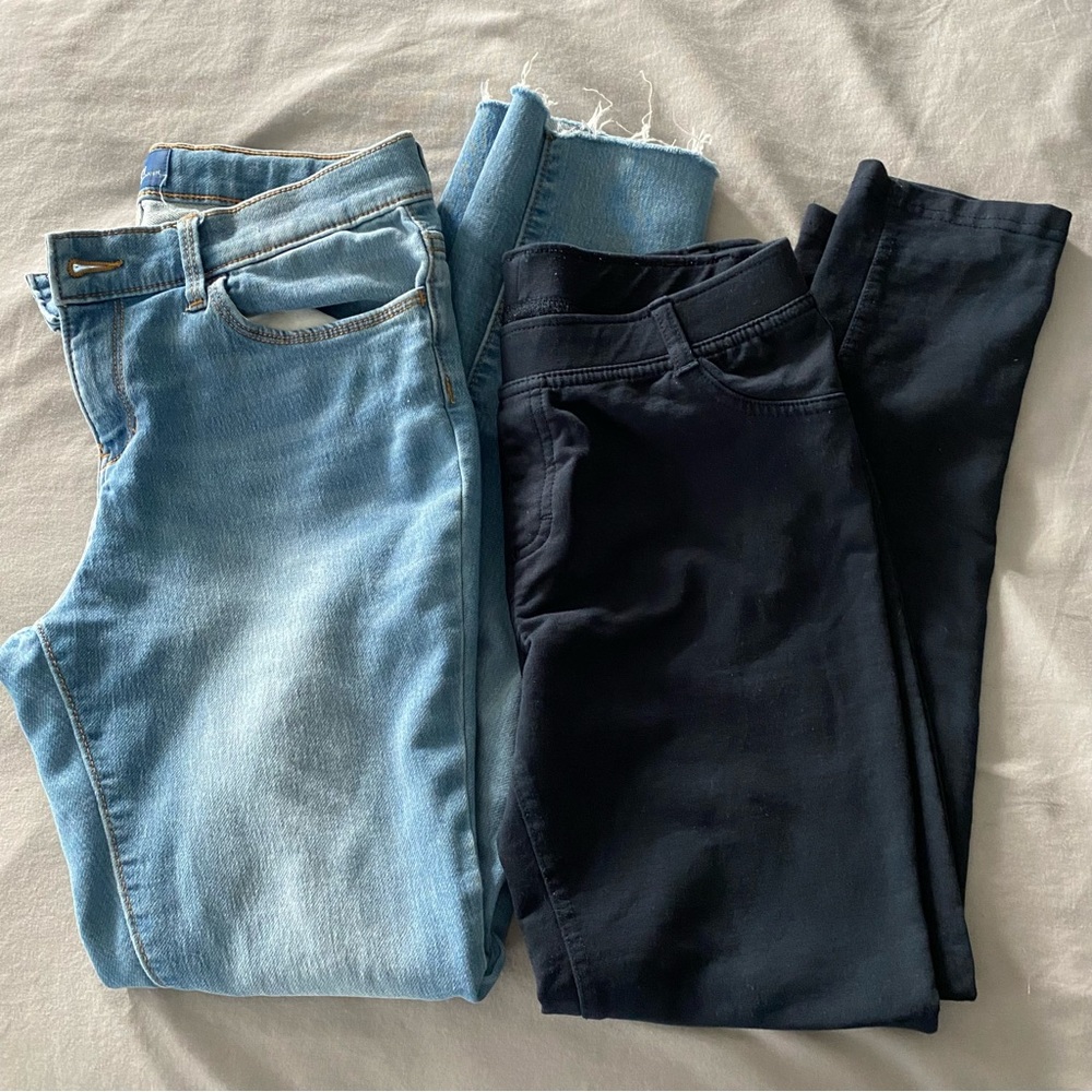 Two pairs of youth girl pants
